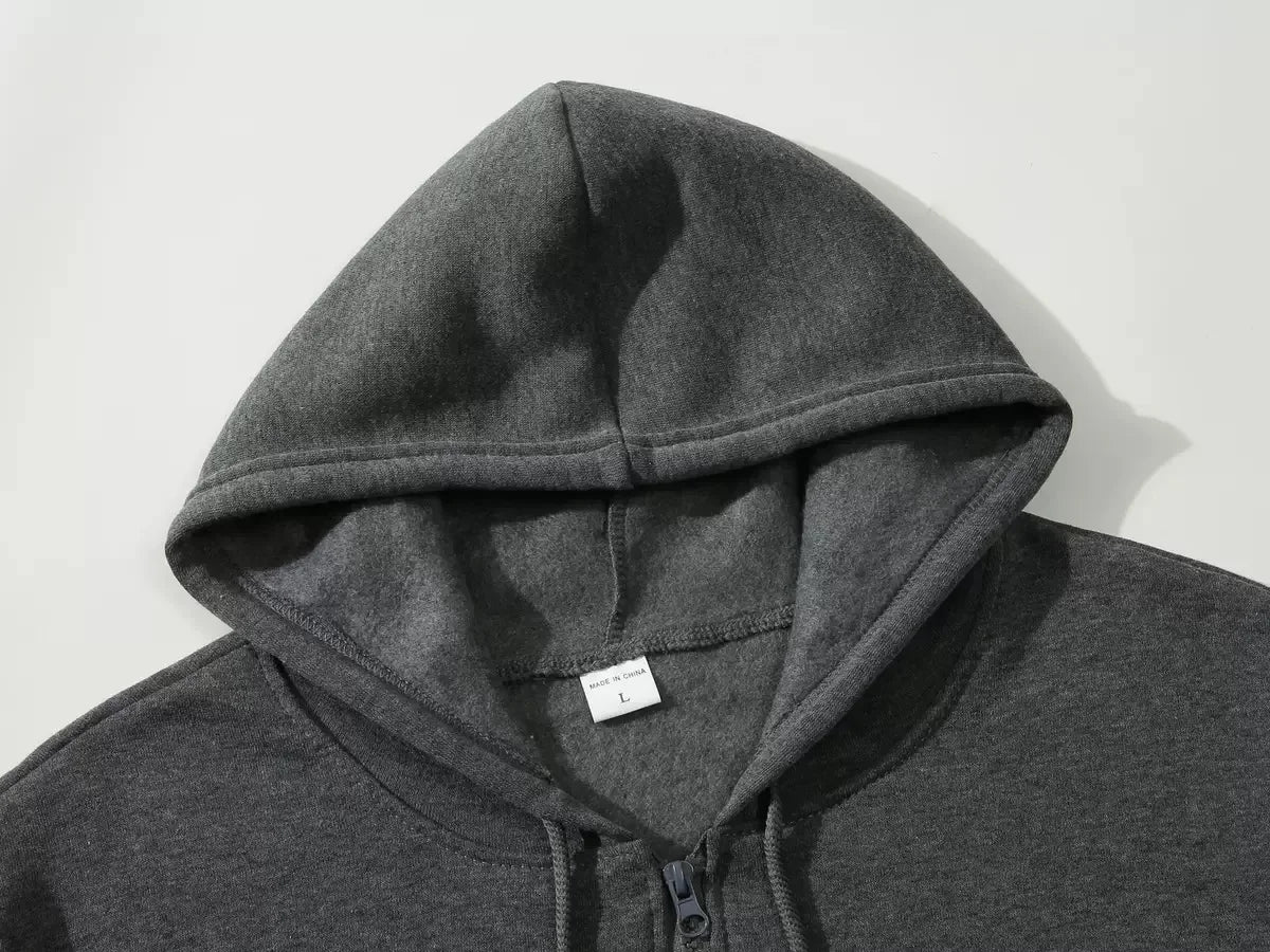 Monathic Gothic Zip-Up Hoodie