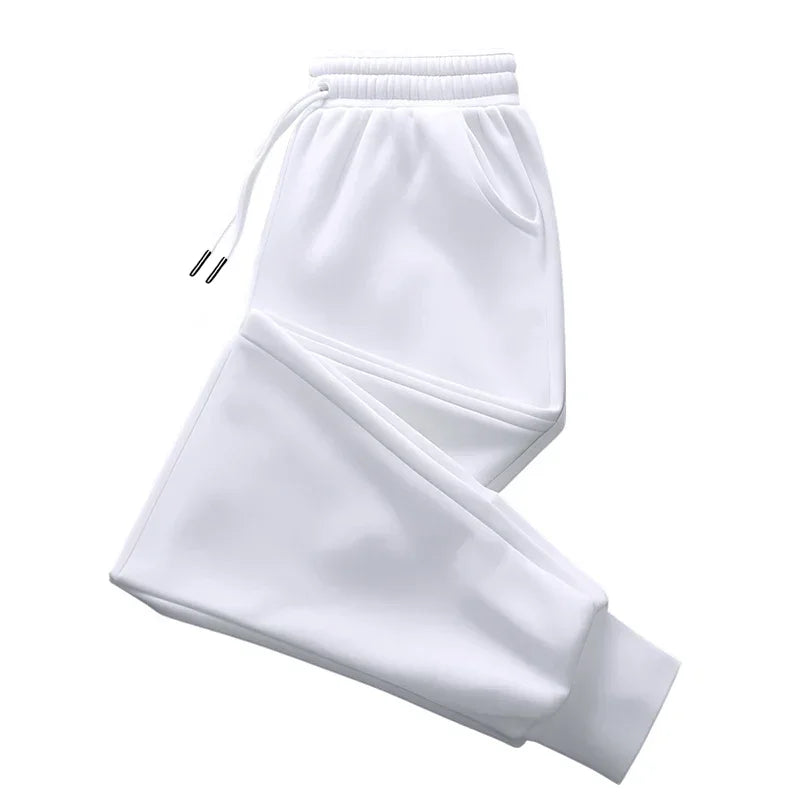 Monathic Men's Premium Solid-Color Jogger Sweatpants with Adjustable Drawstring