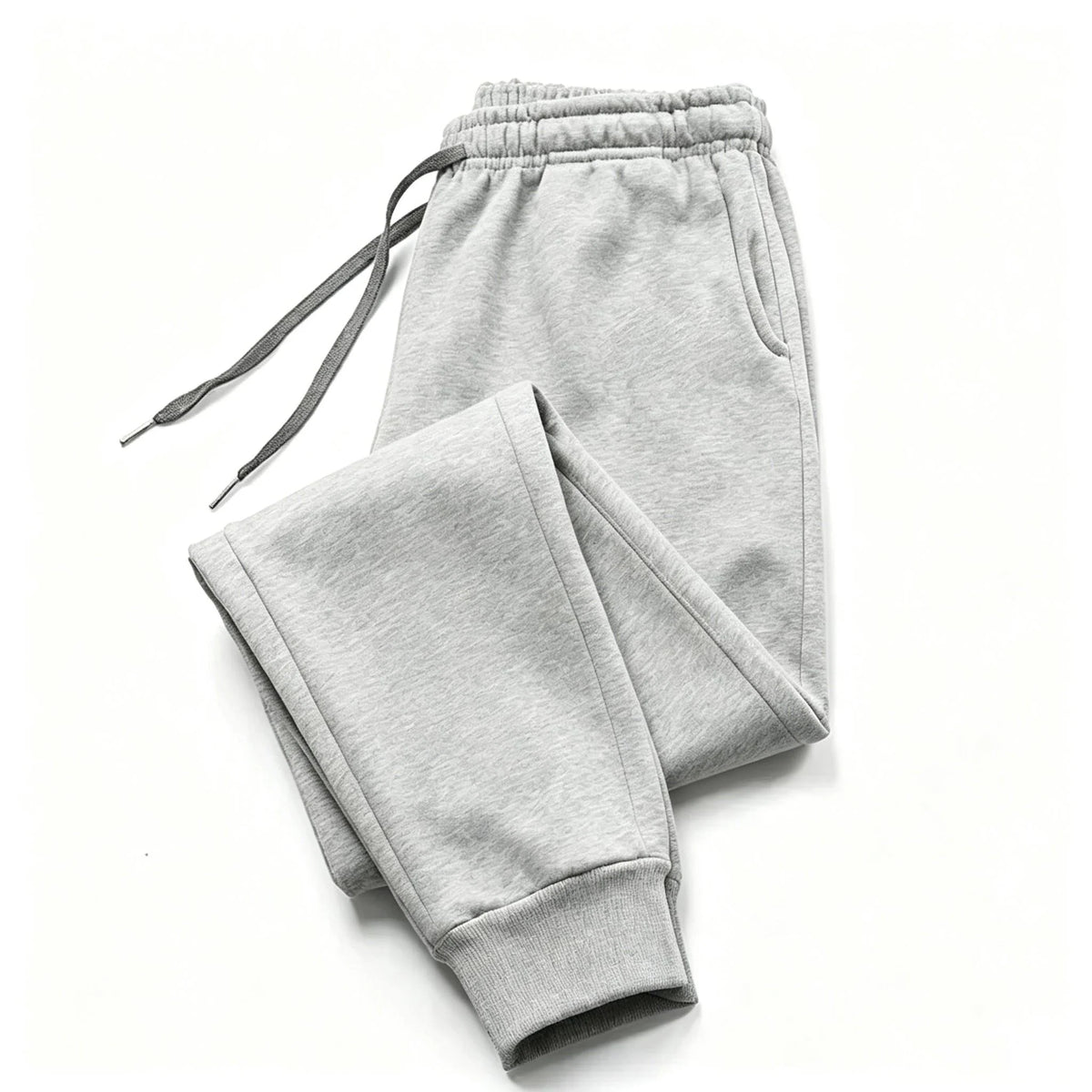 Monathic Men's Premium Solid-Color Jogger Sweatpants with Adjustable Drawstring