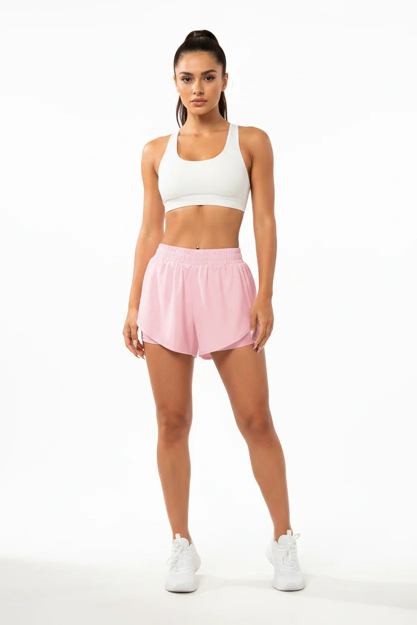 Monathic 2-in-1 Flowy Performance Shorts – Quick-Dry Running & Gym Activewear