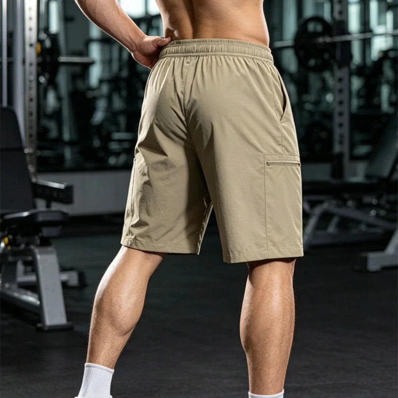 Monathic Men’s Sports Shorts with Pockets – Comfortable