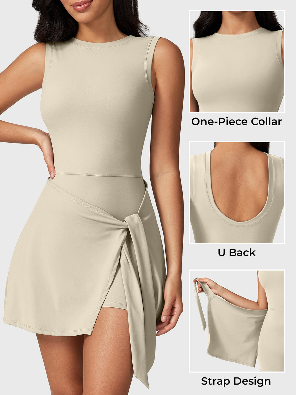 Monathic CoreFlex Performance Sleeveless Tennis Dress