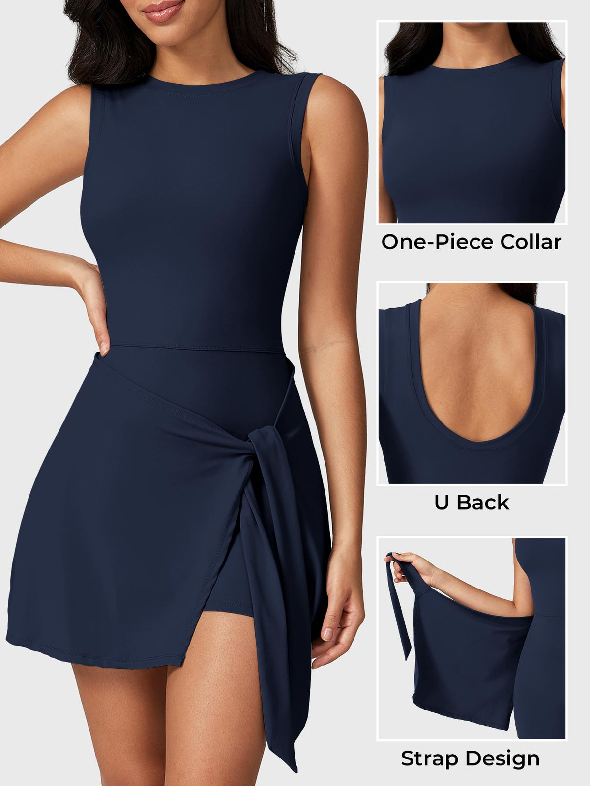 Monathic CoreFlex Performance Sleeveless Tennis Dress