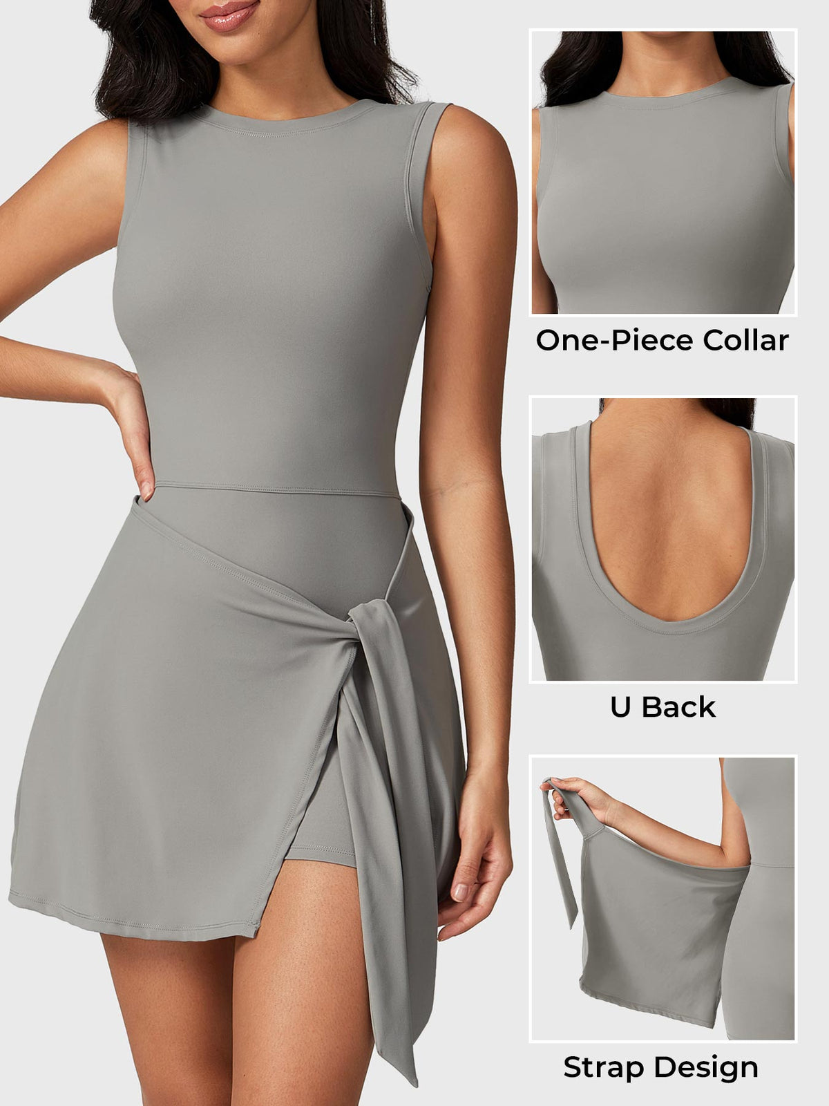 Monathic CoreFlex Performance Sleeveless Tennis Dress