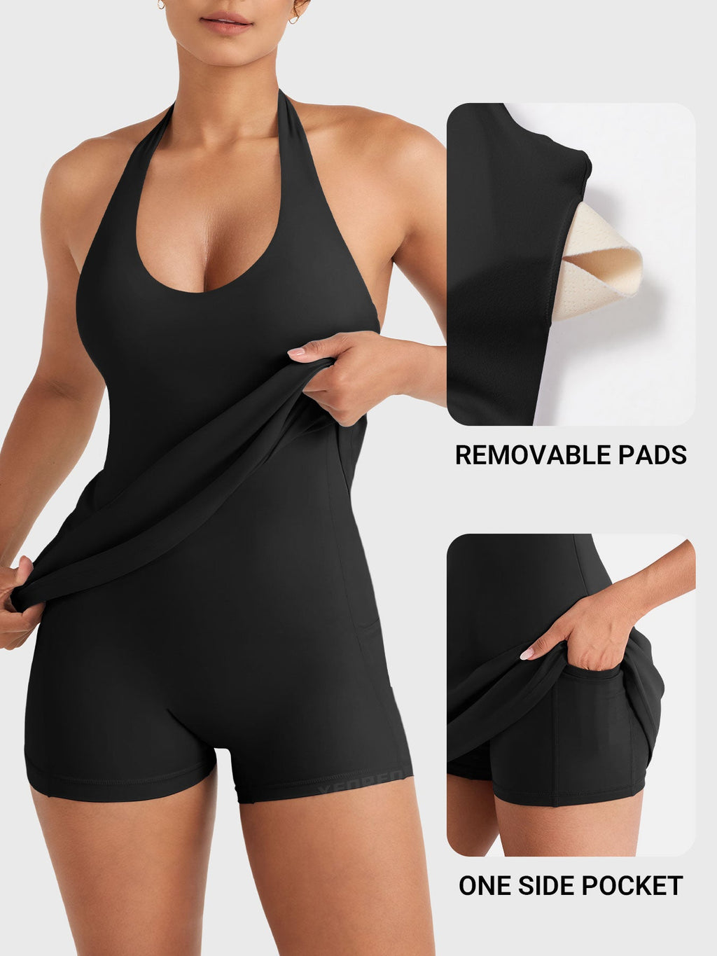 Monathic CoreFlex Performance Halter Tennis Dress