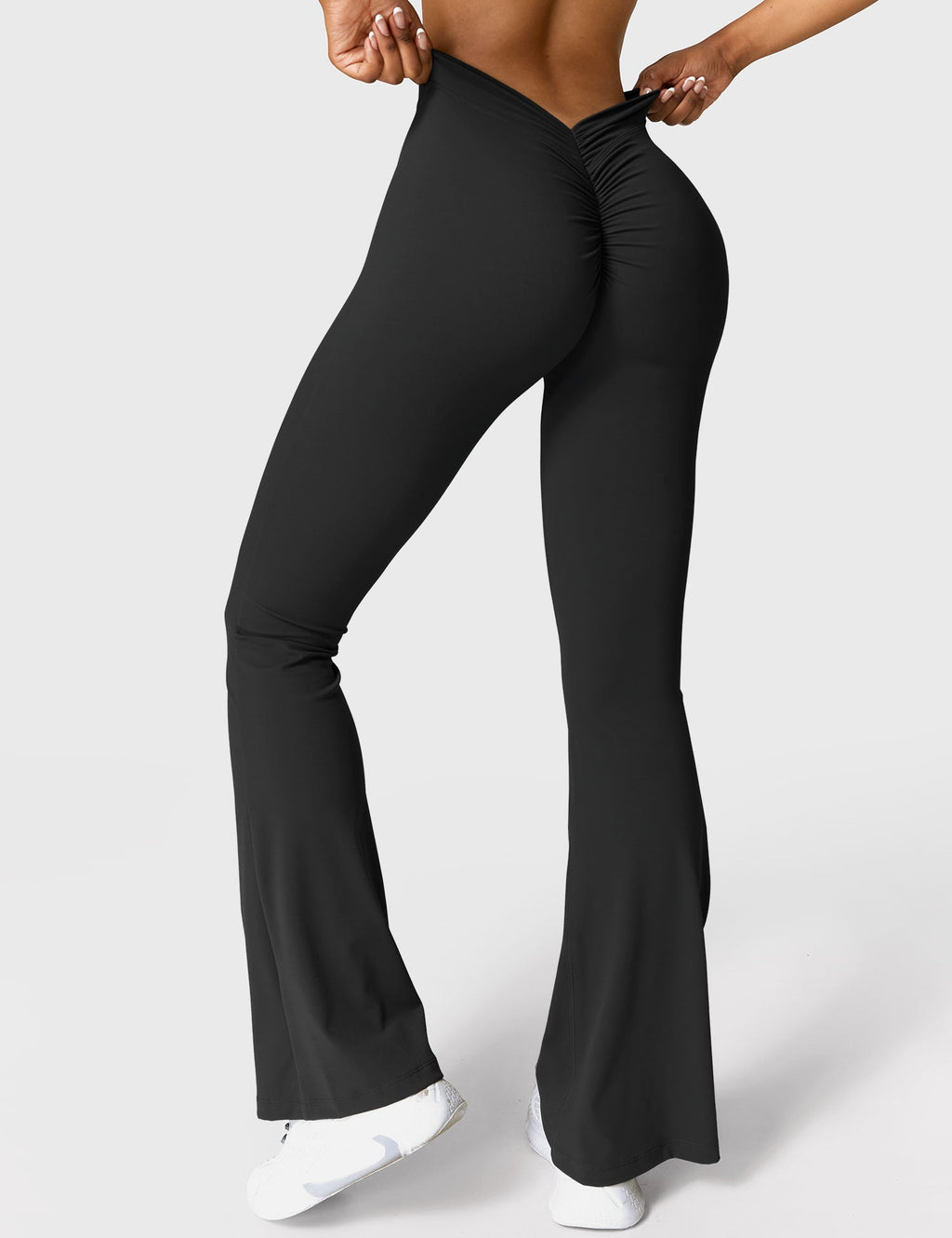 Daze Flared Leggings with V-Back
