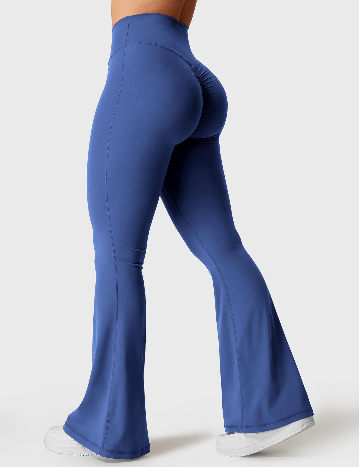 Kalie Flare Leggings with Elegant V-Waistband