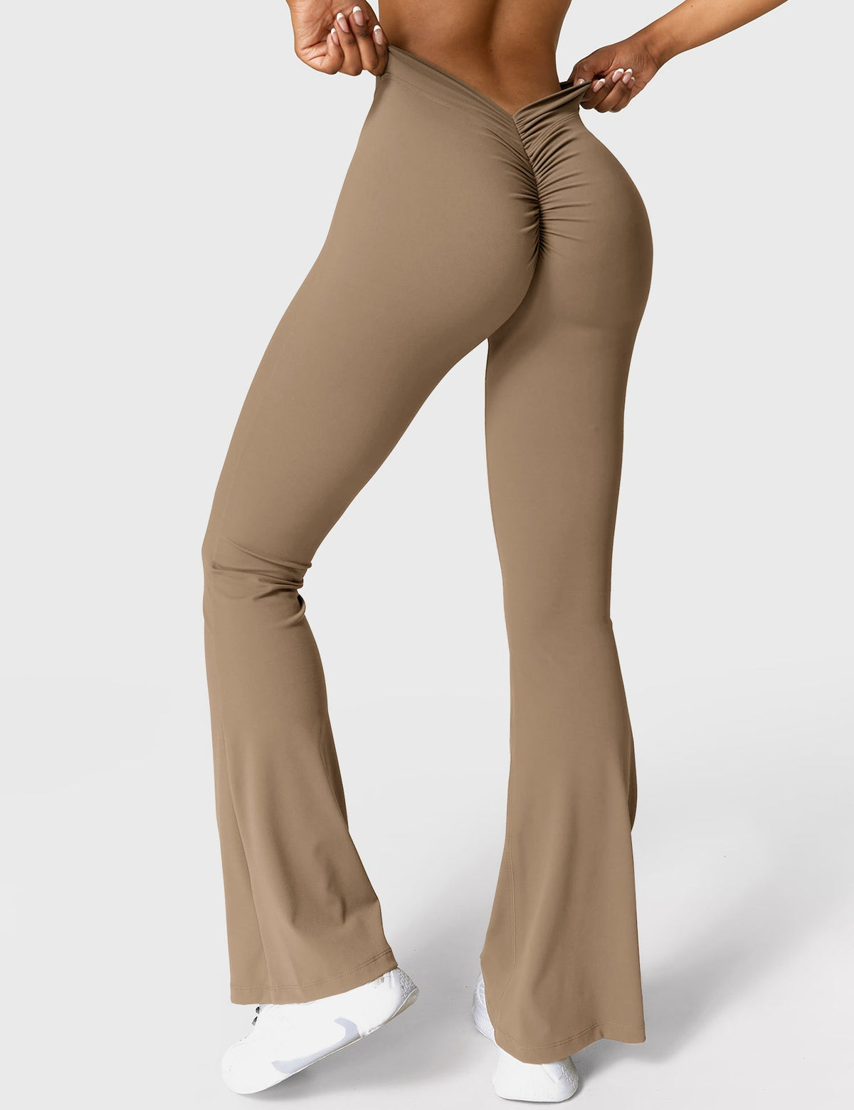 Daze Flared Leggings with V-Back