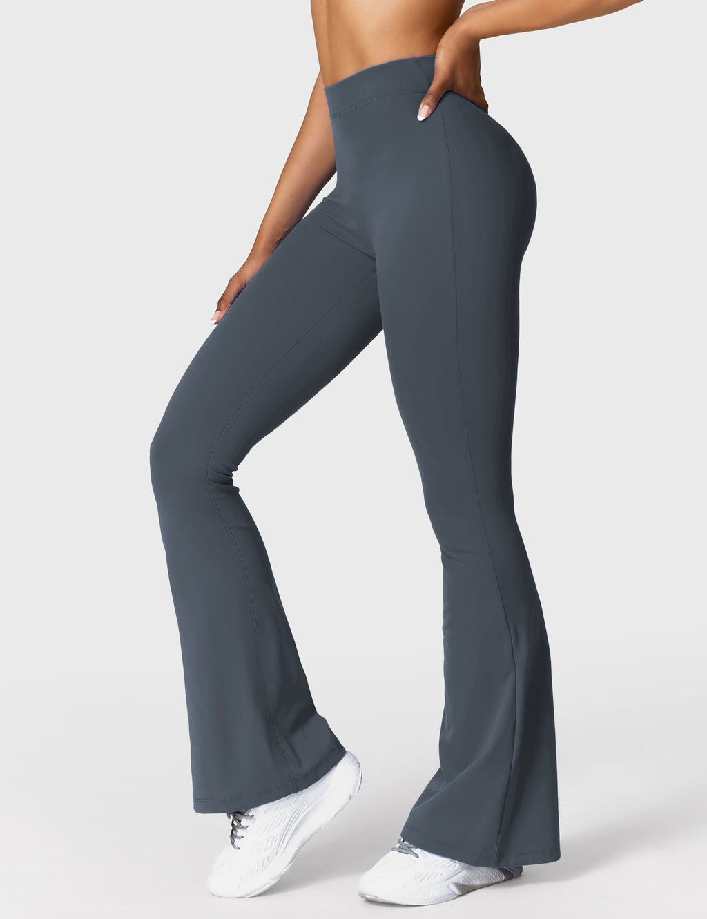 Daze Flared Leggings with V-Back
