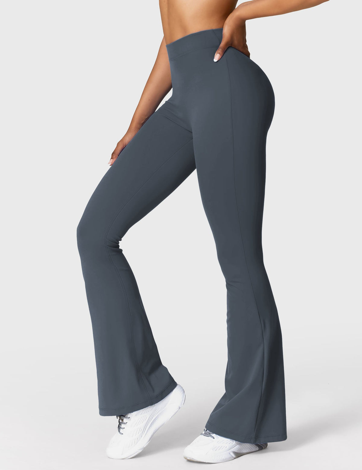 Daze Flared Leggings with V-Back