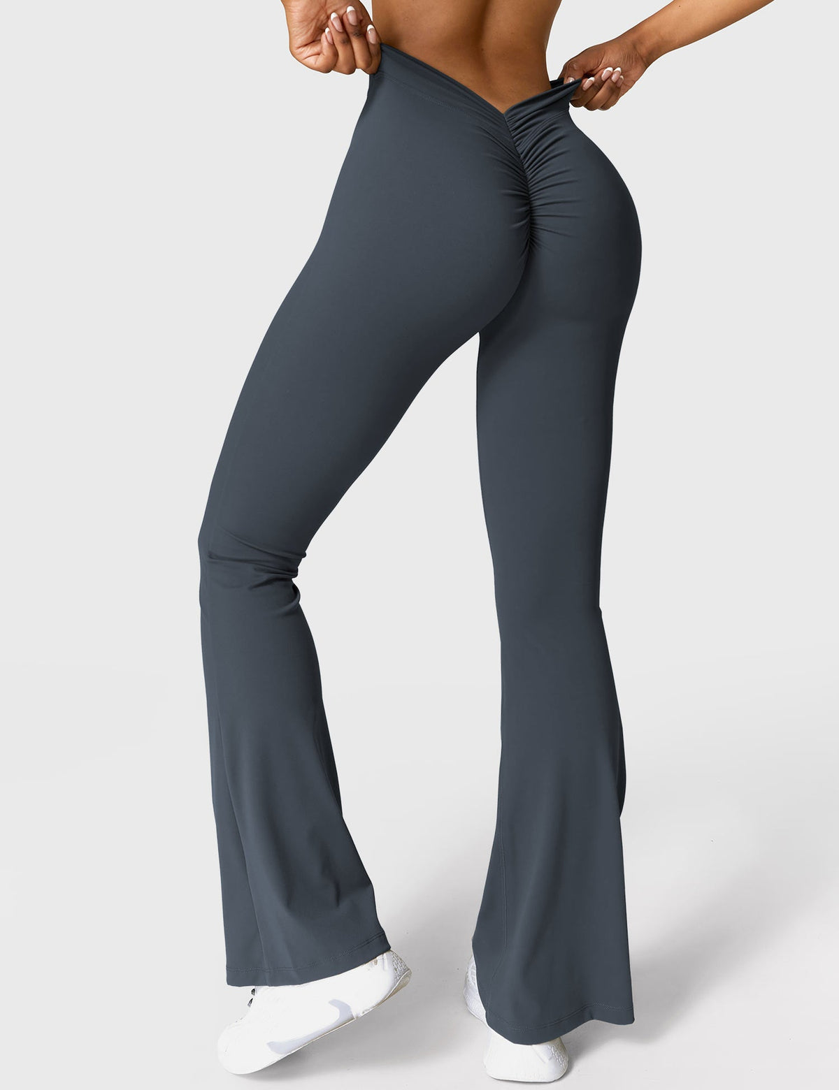 Daze Flared Leggings with V-Back