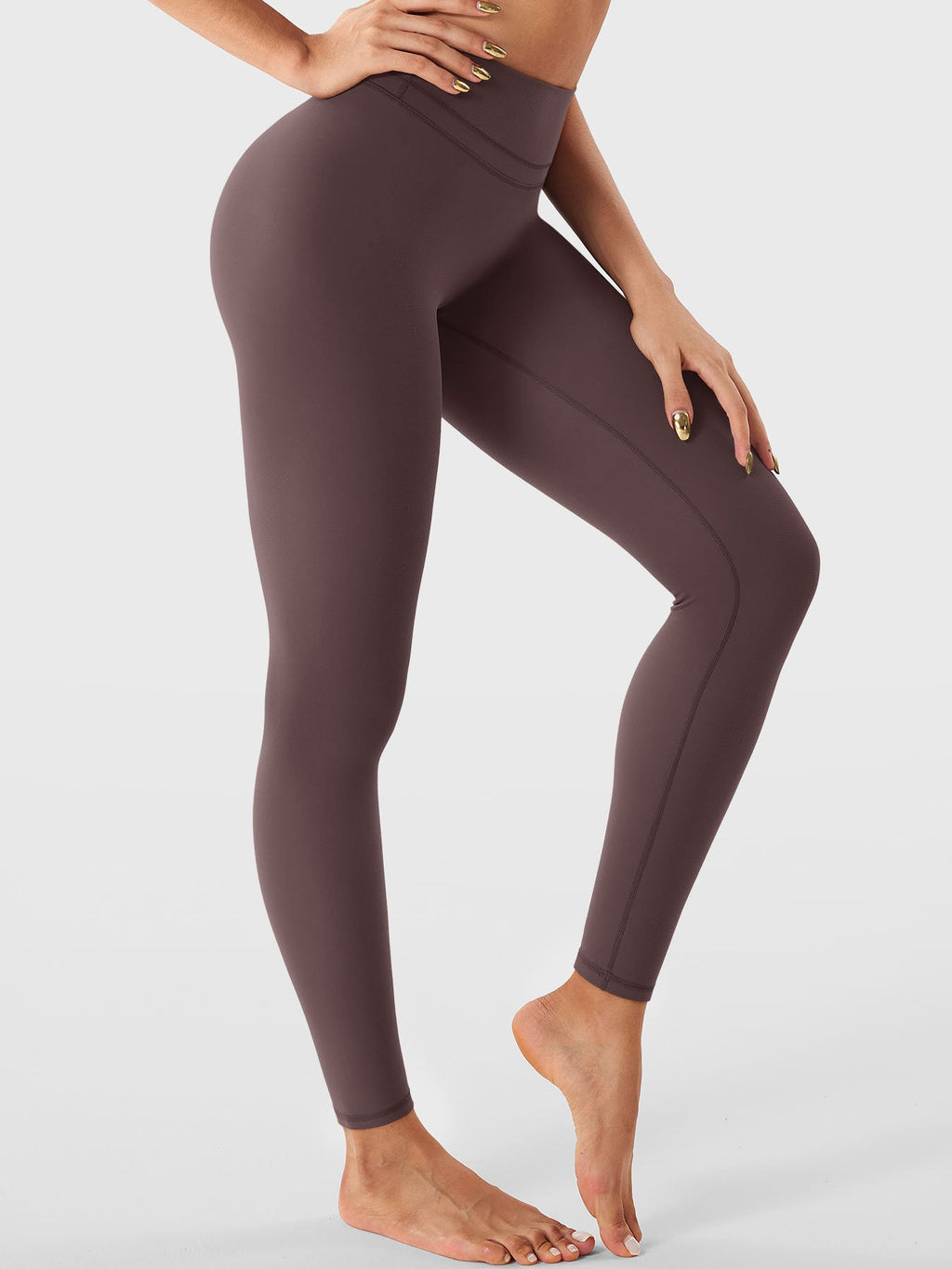 Seamless High-Waisted Flattering-Fit Leggings
