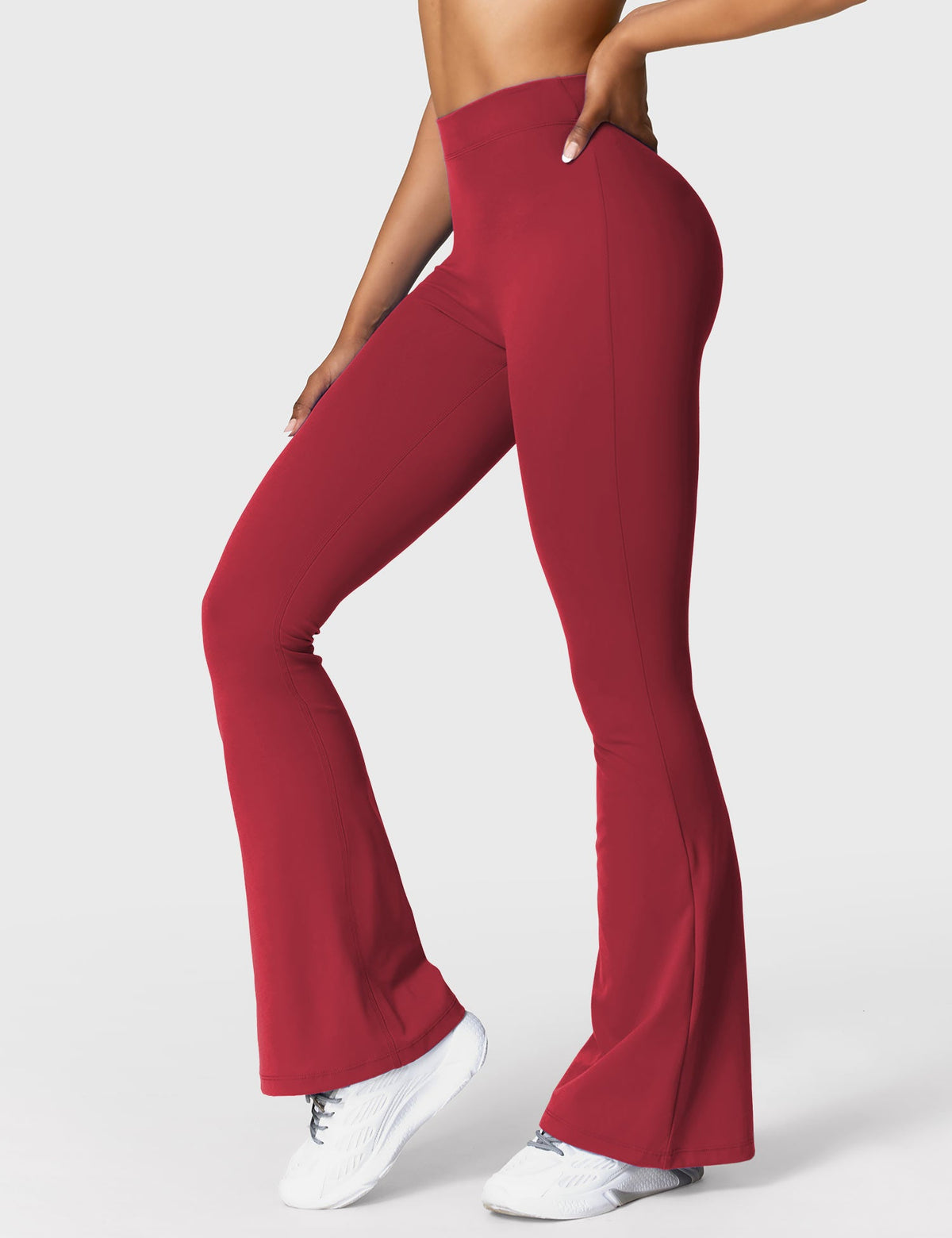 Daze Flared Leggings with V-Back