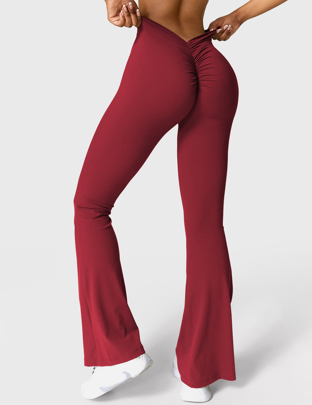 Daze Flared Leggings with V-Back
