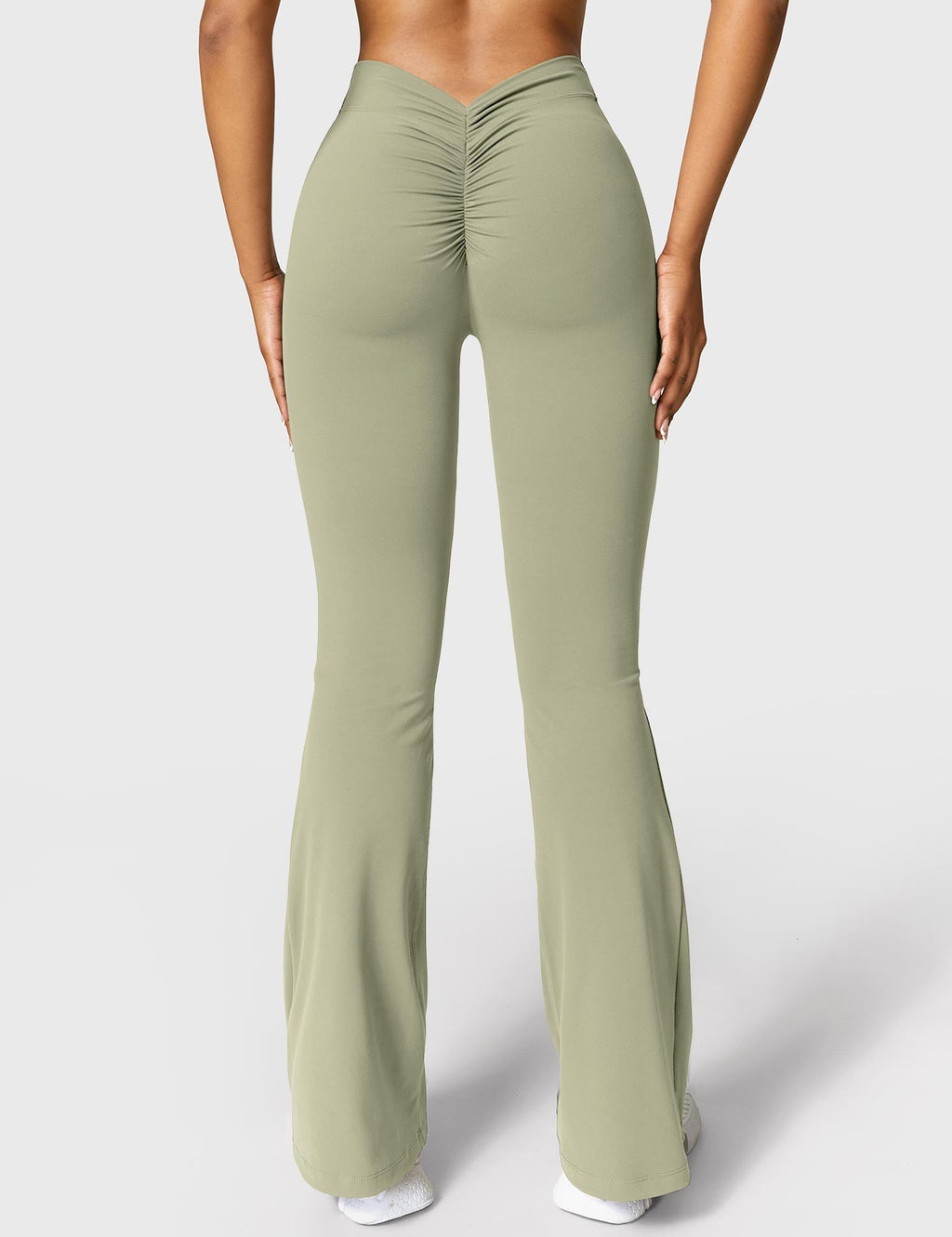 Daze Flared Leggings with V-Back