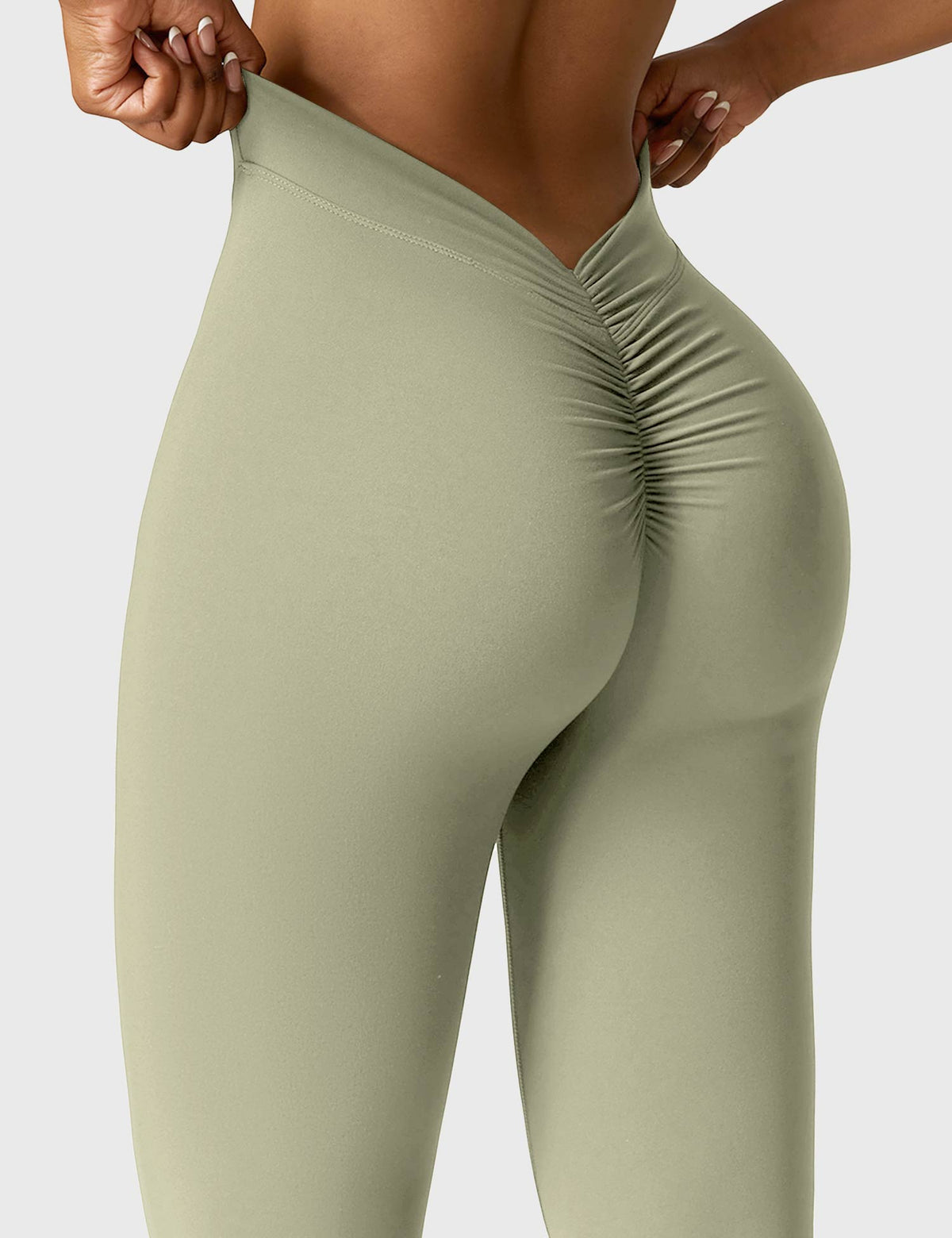 Daze Flared Leggings with V-Back