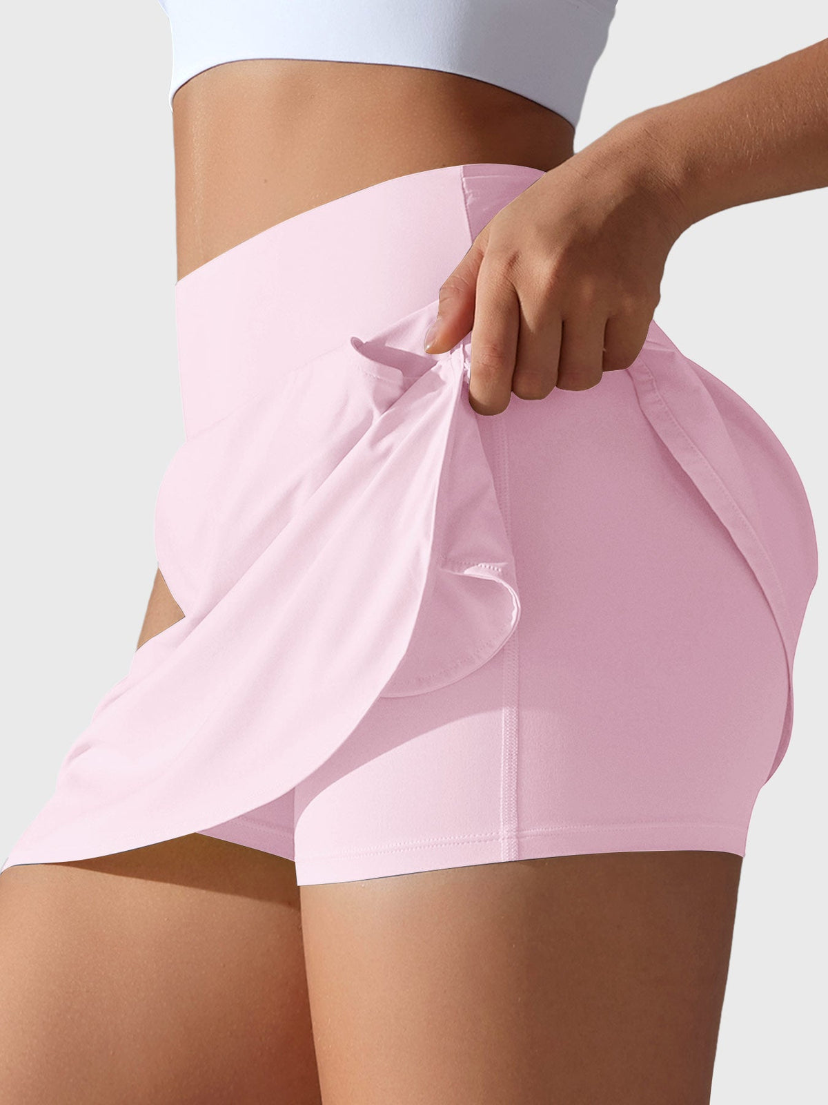 Ease High-Waisted Performance Tennis Skorts