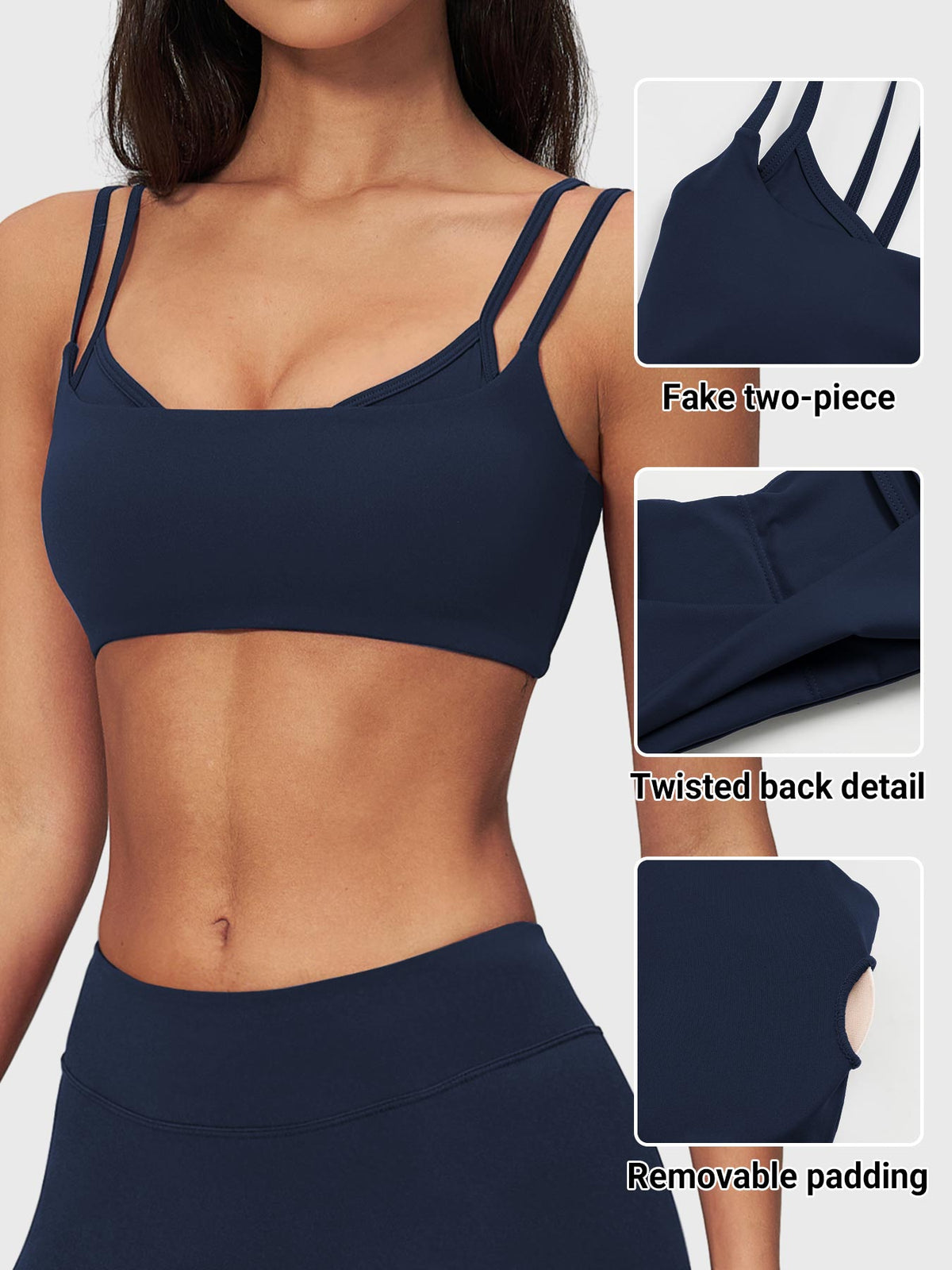 Monathic CoreFlex Supportive Double-Strap Sports Bra