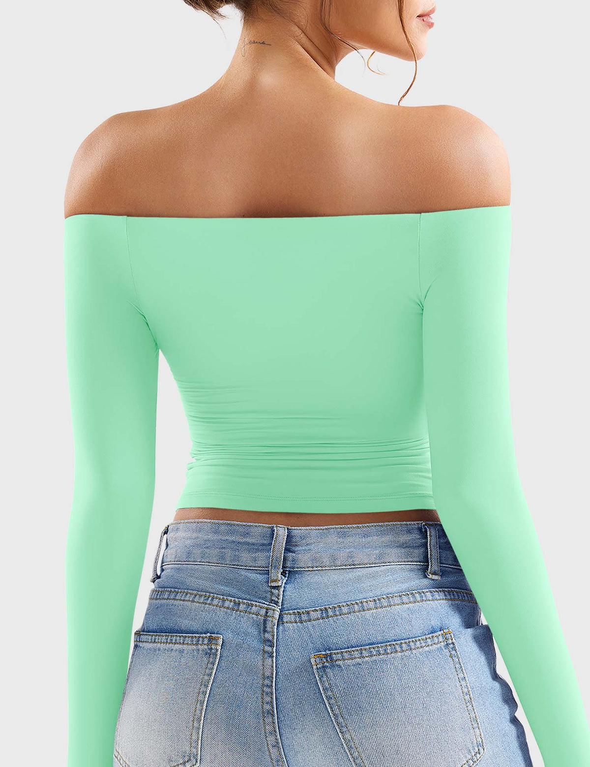 Monathic Luzlie Off-Shoulder Blouse with Elegant Style