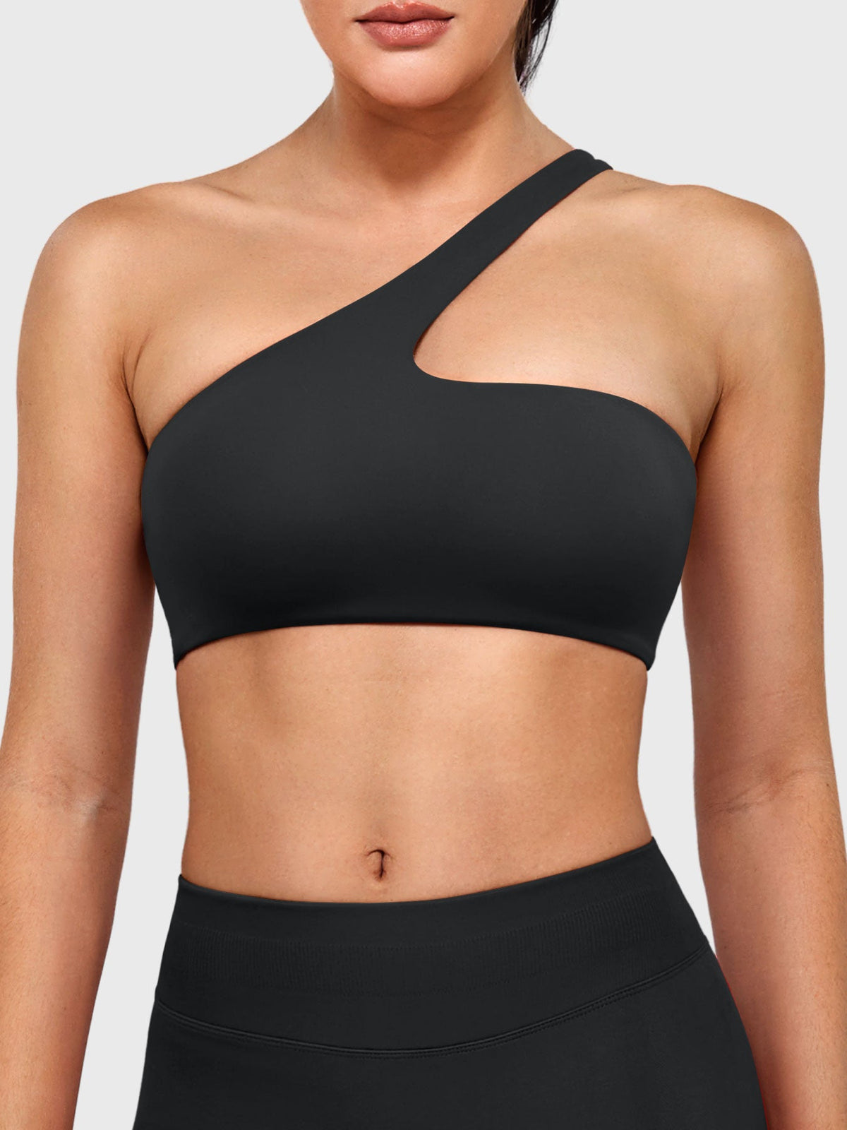 Monathic LuxFlow One-Shoulder Performance Sports Bra