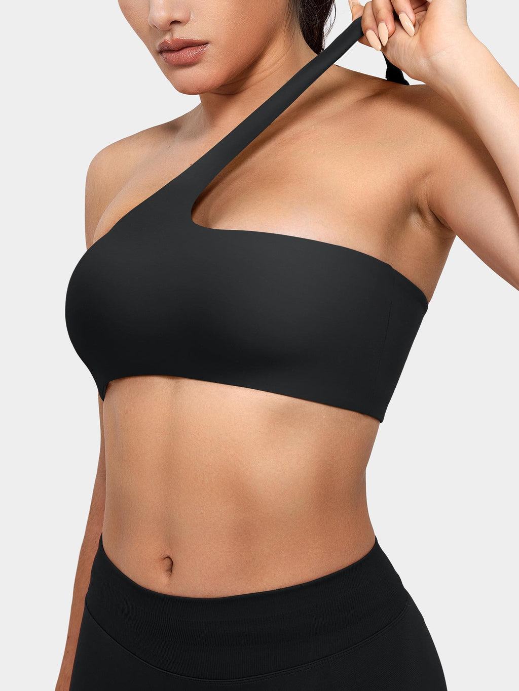Monathic LuxFlow One-Shoulder Performance Sports Bra