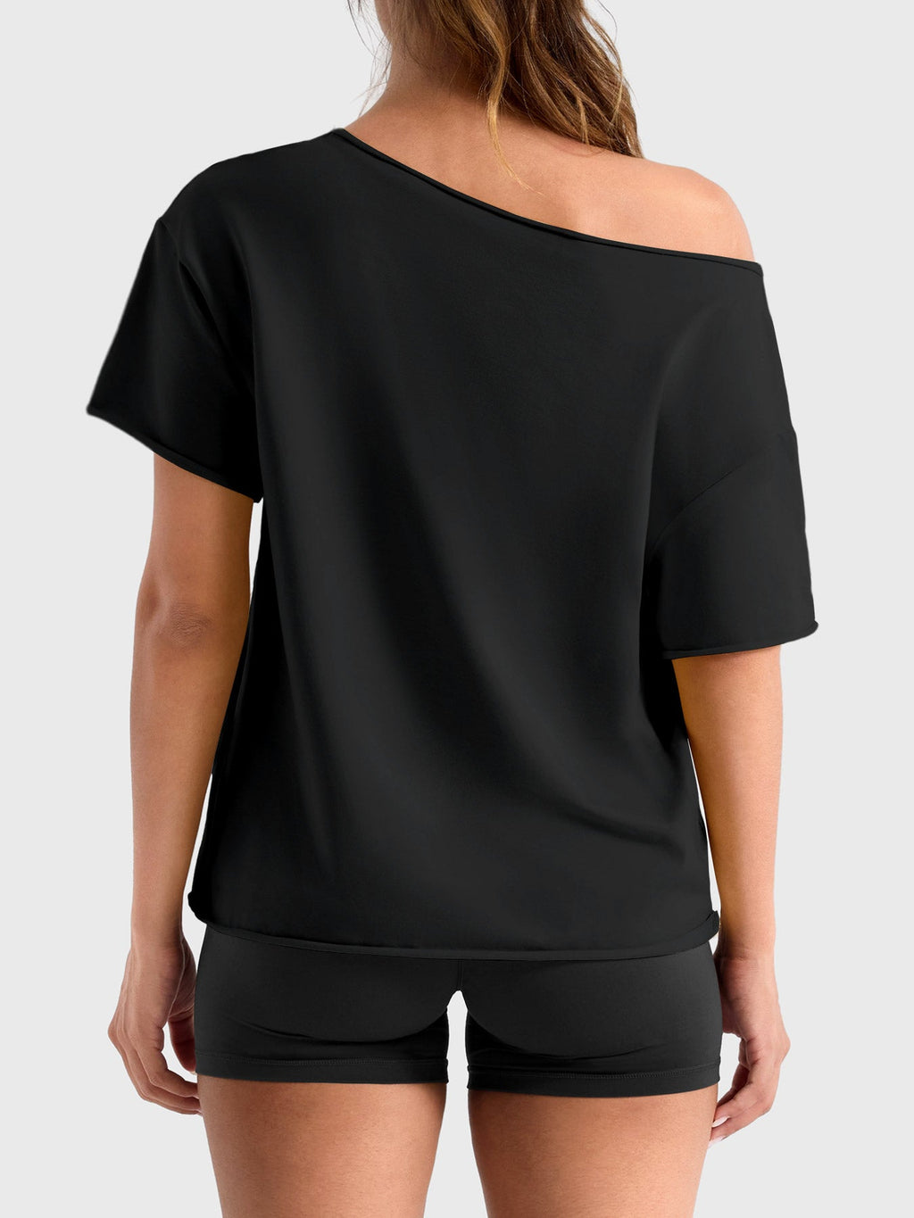 Monathic Chic Off-Shoulder Lounge Top – Soft, Stylish Comfort