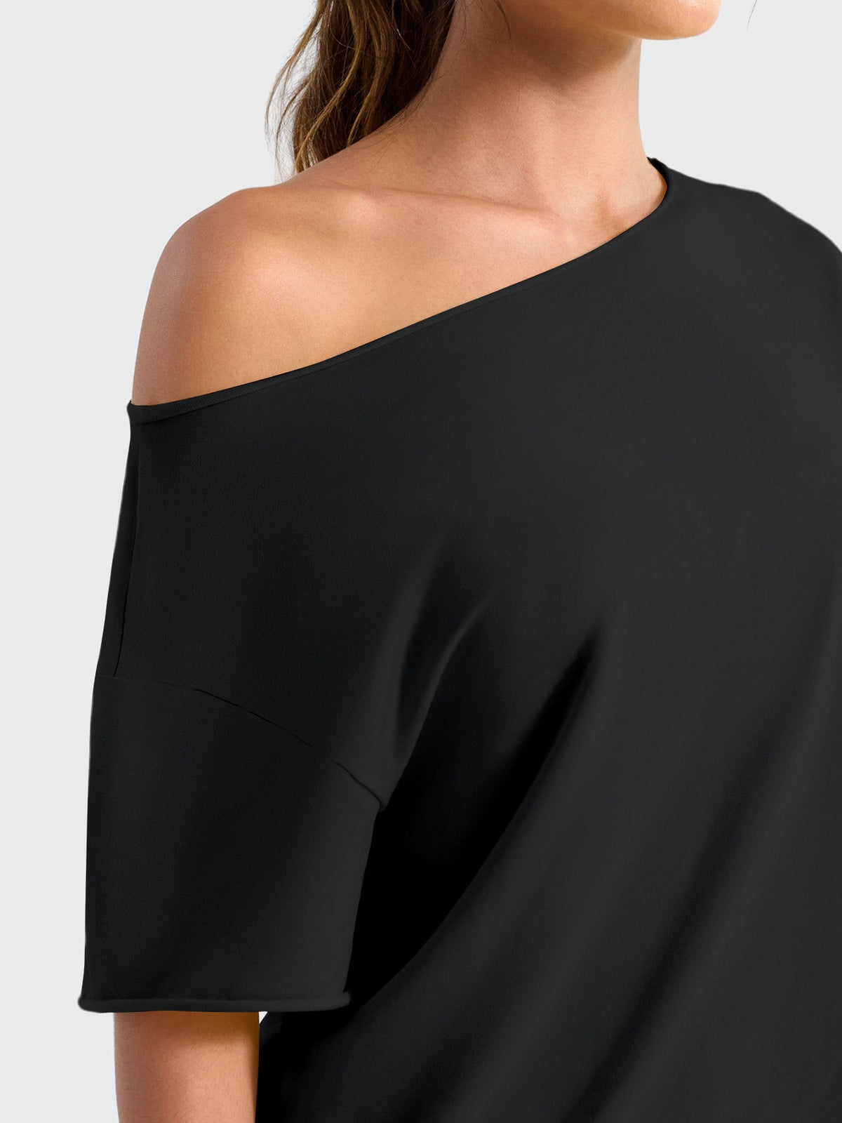 Monathic Chic Off-Shoulder Lounge Top – Soft, Stylish Comfort