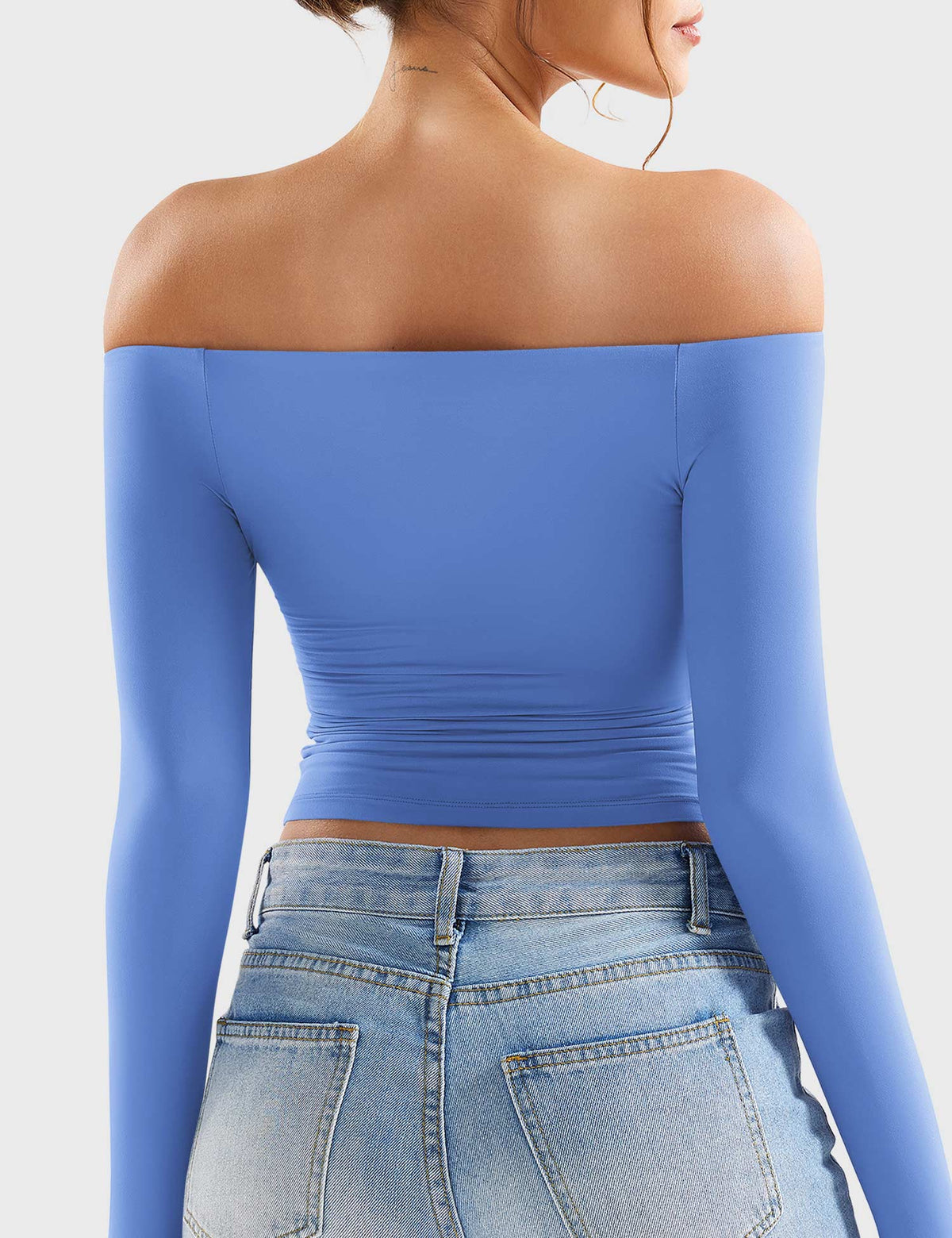 Monathic Luzlie Off-Shoulder Blouse with Elegant Style