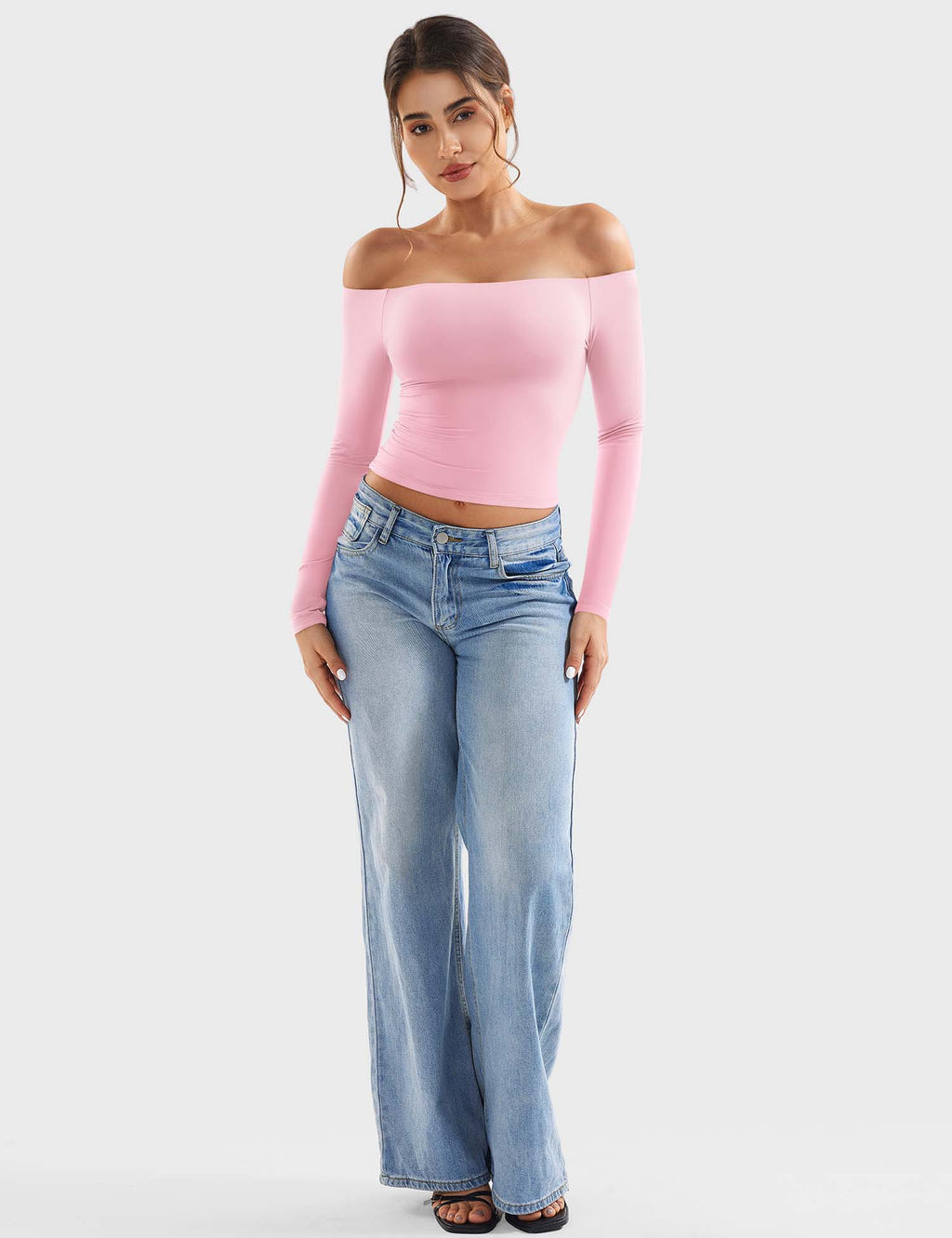 Monathic Luzlie Off-Shoulder Blouse with Elegant Style