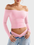Monathic Luzlie Off-Shoulder Blouse with Elegant Style