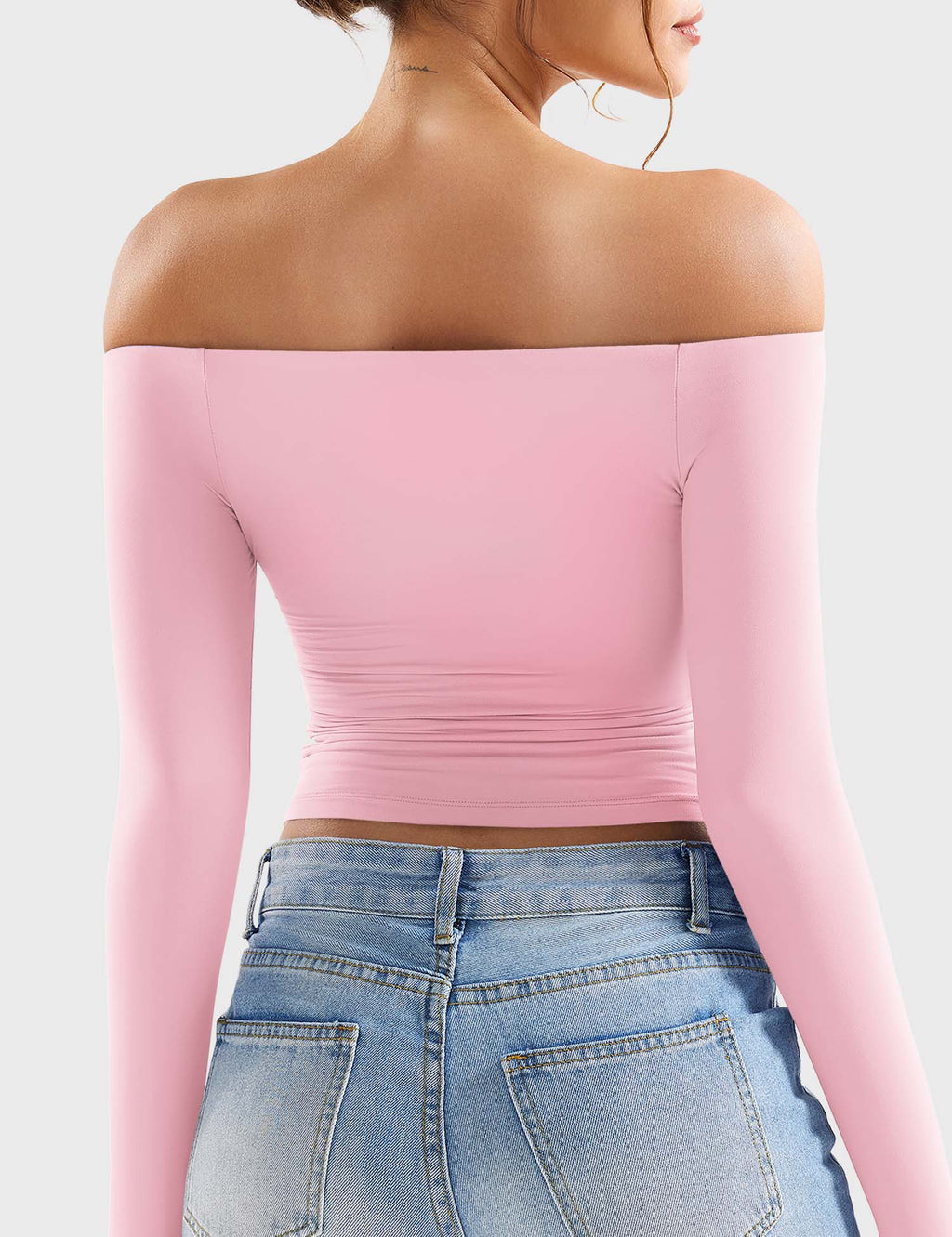 Monathic Luzlie Off-Shoulder Blouse with Elegant Style