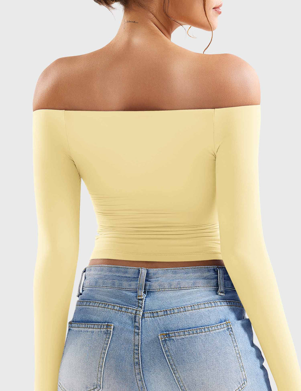Monathic Luzlie Off-Shoulder Blouse with Elegant Style