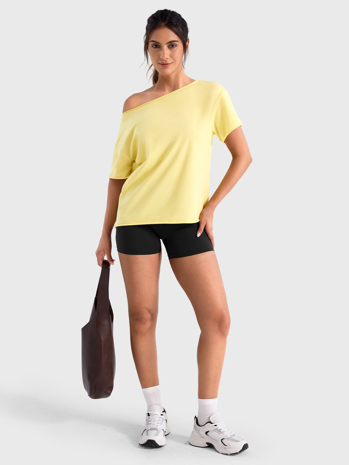 Monathic Chic Off-Shoulder Lounge Top – Soft, Stylish Comfort