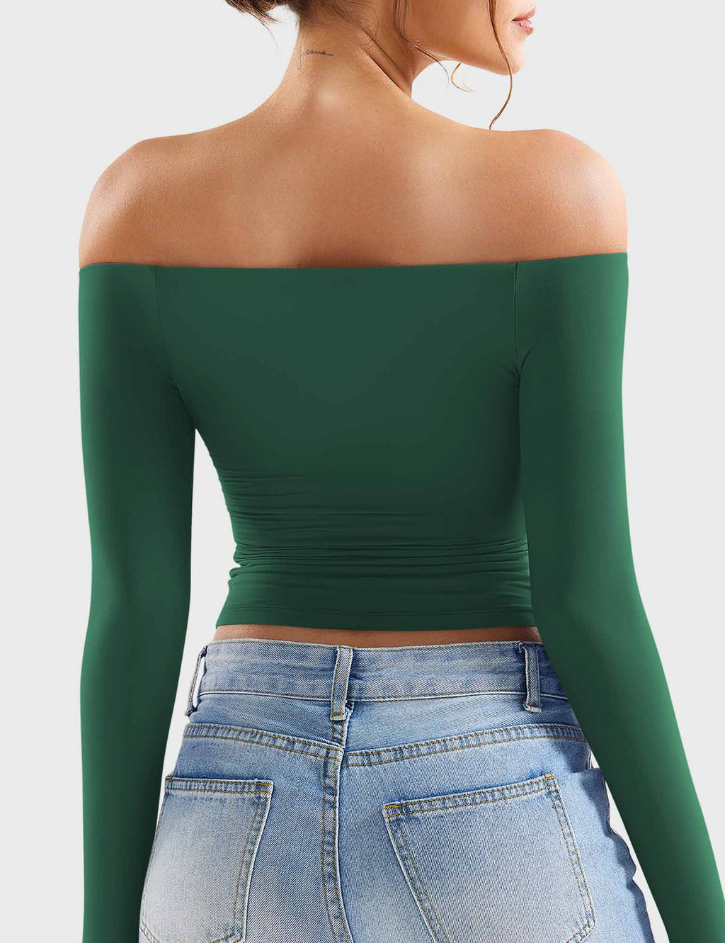 Monathic Luzlie Off-Shoulder Blouse with Elegant Style
