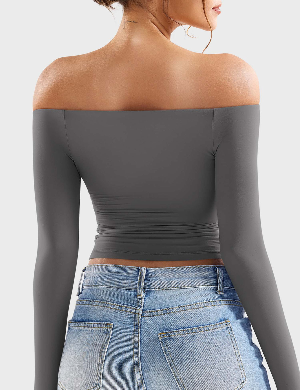 Monathic Luzlie Off-Shoulder Blouse with Elegant Style