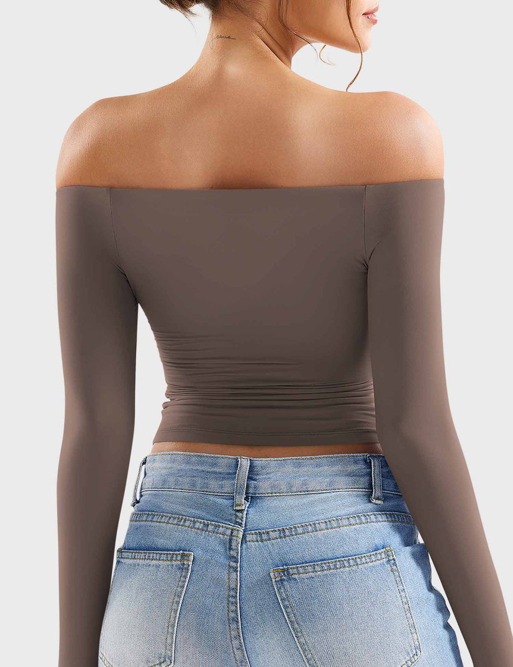 Monathic Luzlie Off-Shoulder Blouse with Elegant Style