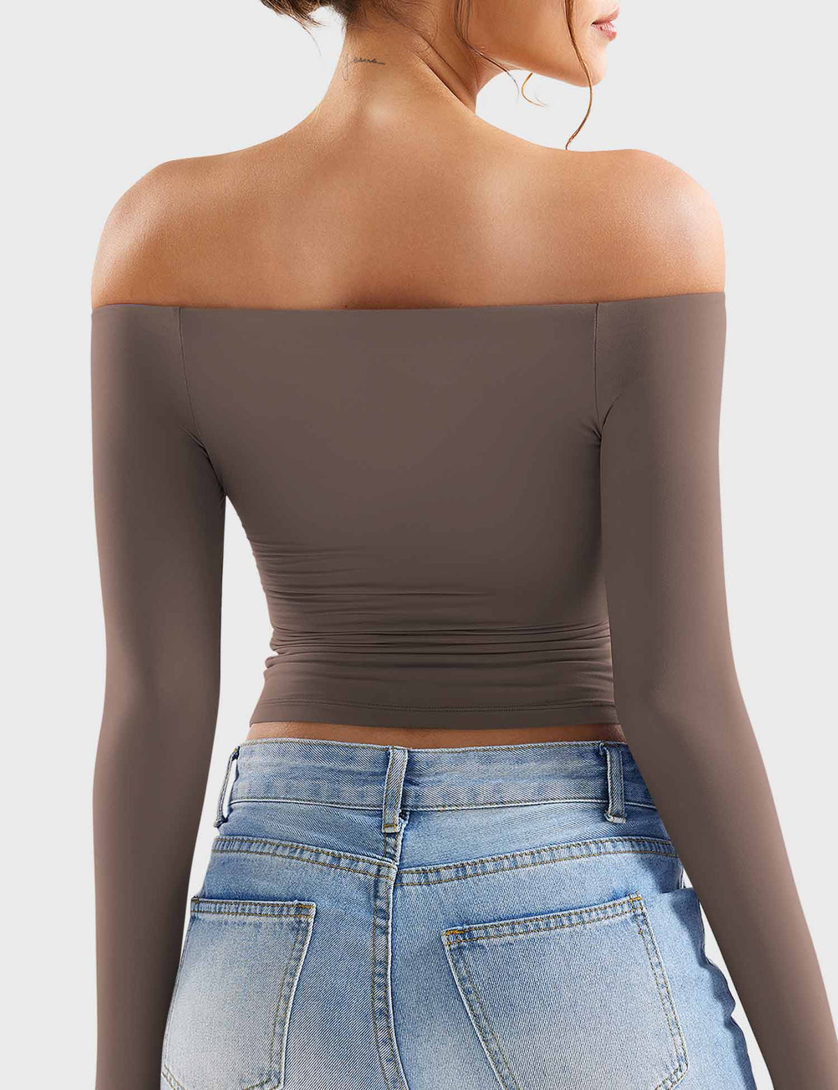 Monathic Luzlie Off-Shoulder Blouse with Elegant Style