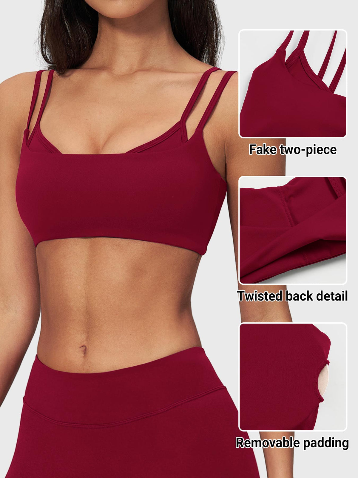 Monathic CoreFlex Supportive Double-Strap Sports Bra