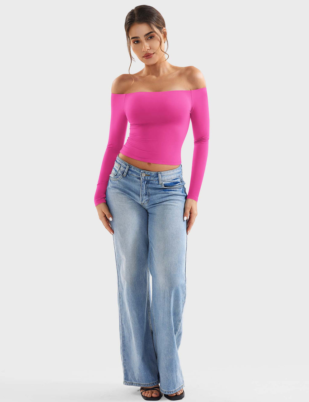 Monathic Luzlie Off-Shoulder Blouse with Elegant Style