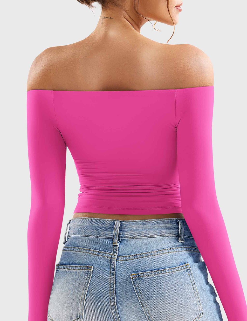 Monathic Luzlie Off-Shoulder Blouse with Elegant Style