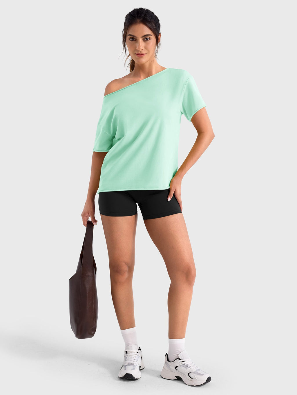 Monathic Chic Off-Shoulder Lounge Top – Soft, Stylish Comfort