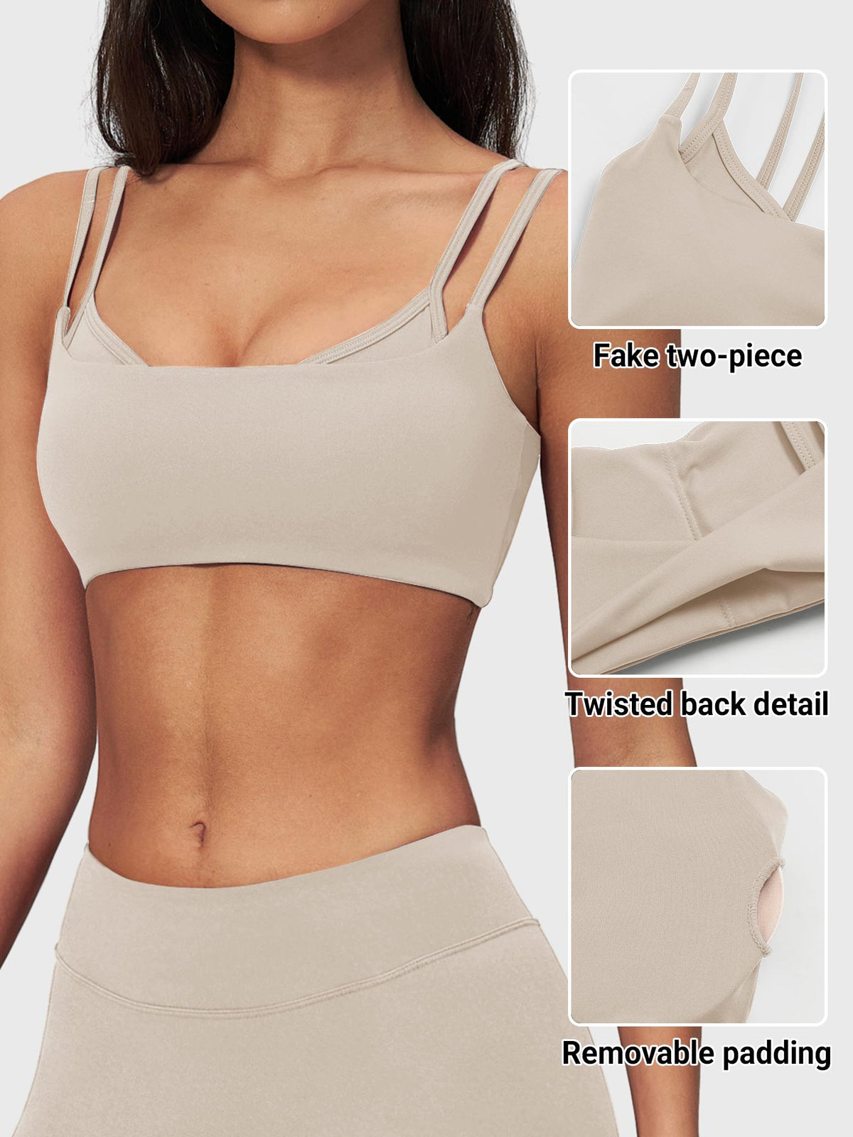 Monathic CoreFlex Supportive Double-Strap Sports Bra