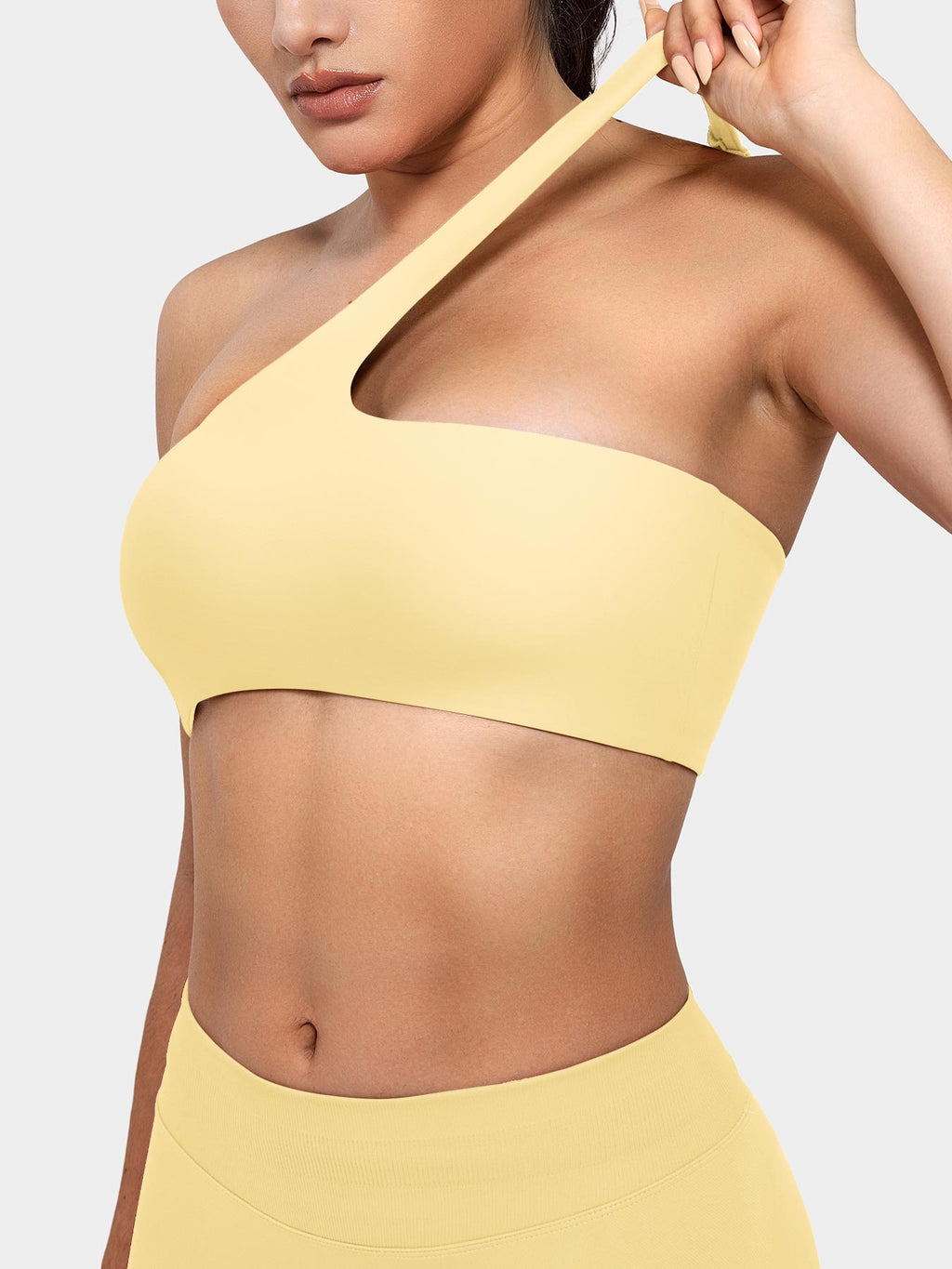 Monathic LuxFlow One-Shoulder Performance Sports Bra