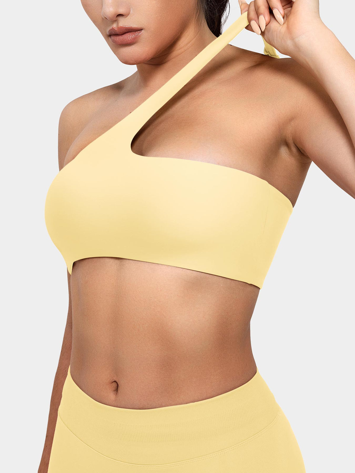 Monathic LuxFlow One-Shoulder Performance Sports Bra