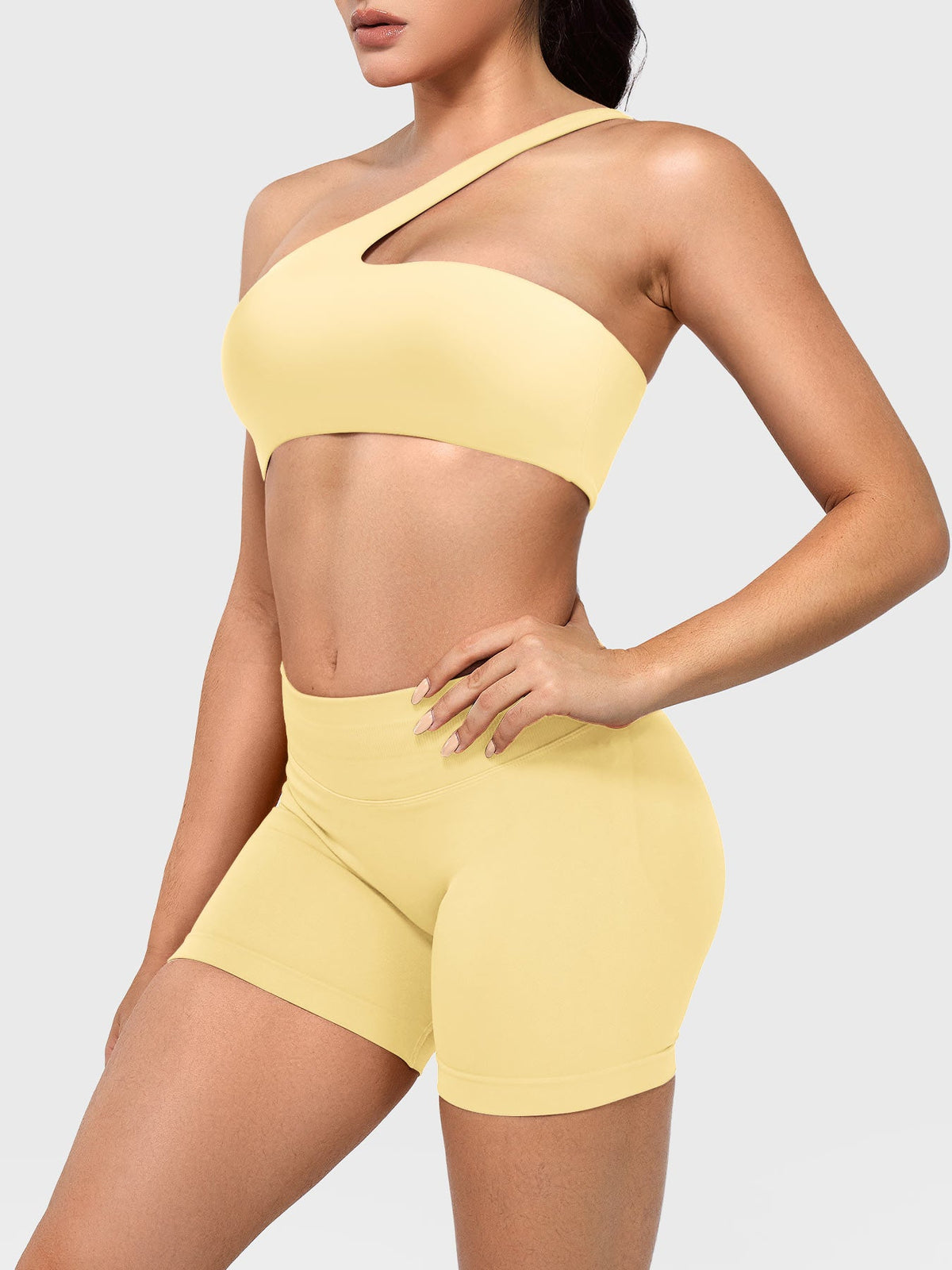 Monathic LuxFlow One-Shoulder Performance Sports Bra