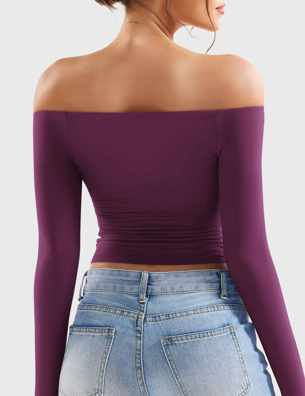 Monathic Luzlie Off-Shoulder Blouse with Elegant Style