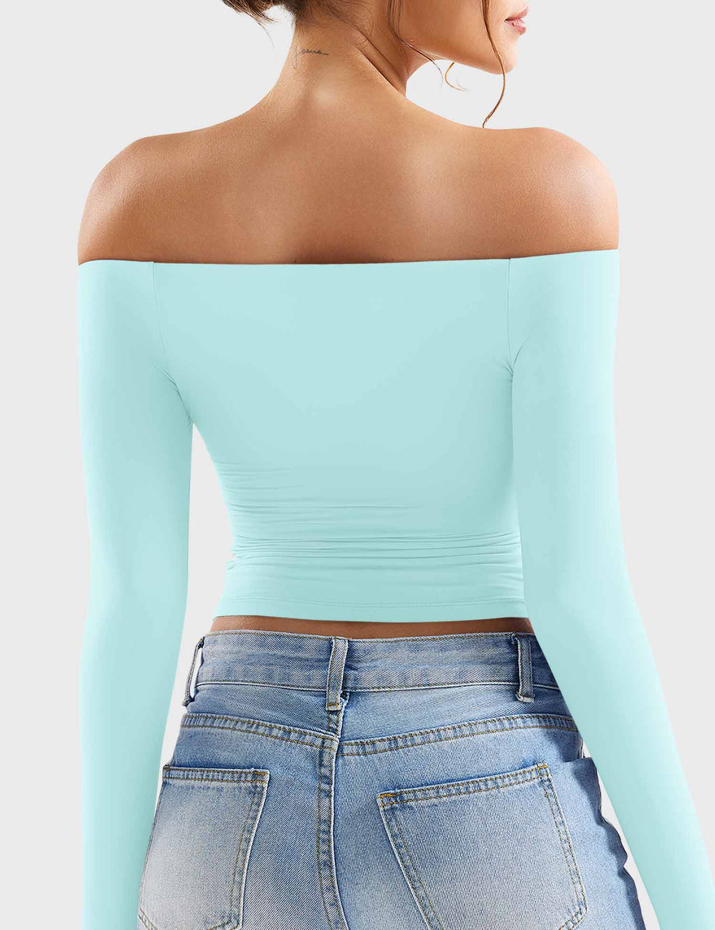 Monathic Luzlie Off-Shoulder Blouse with Elegant Style