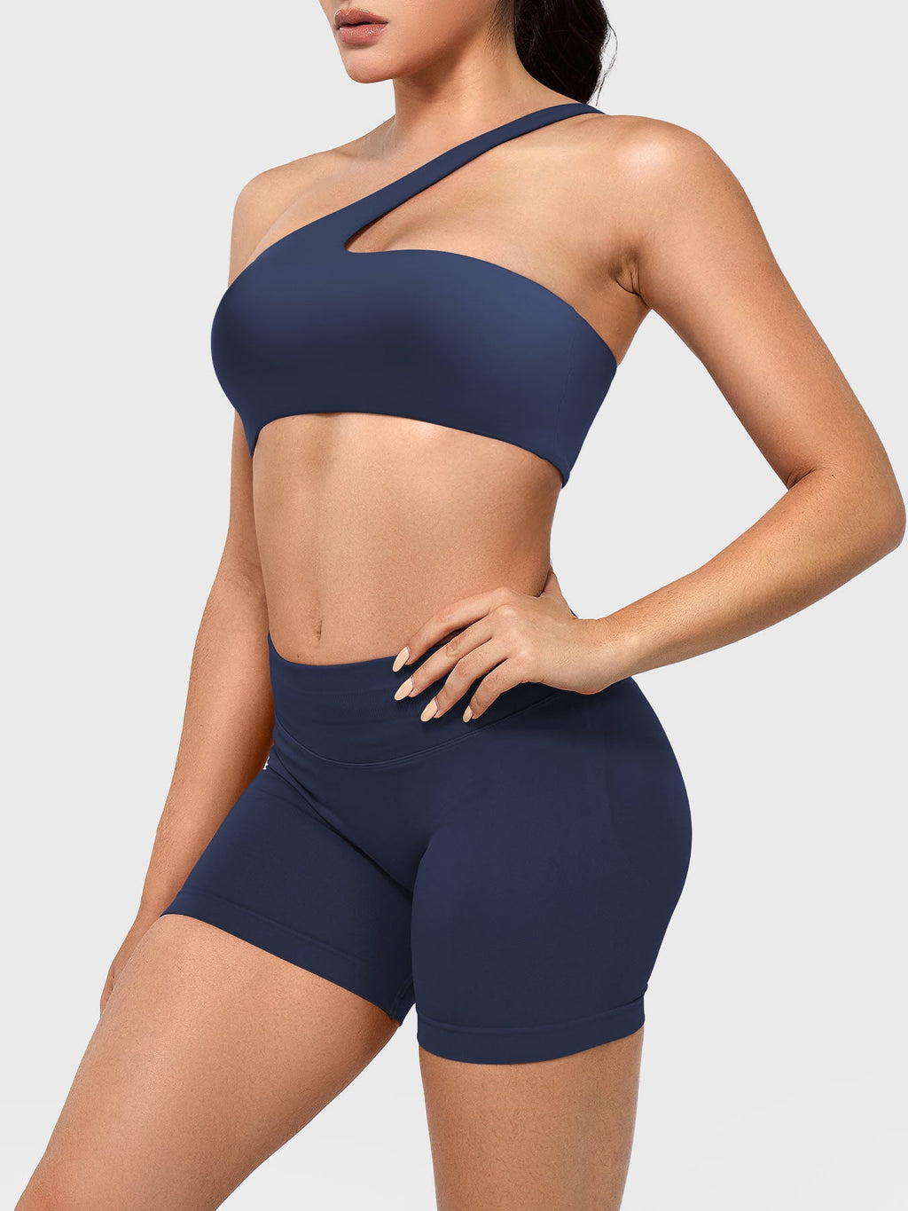 Monathic LuxFlow One-Shoulder Performance Sports Bra