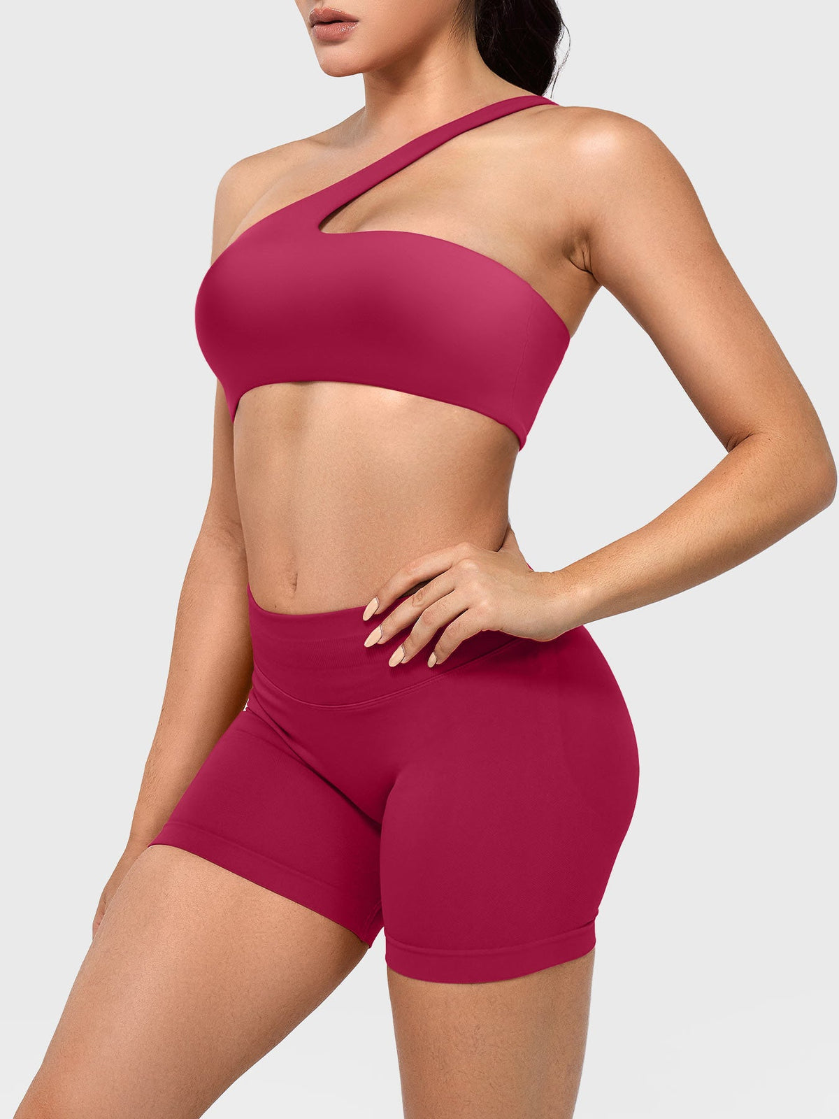 Monathic LuxFlow One-Shoulder Performance Sports Bra
