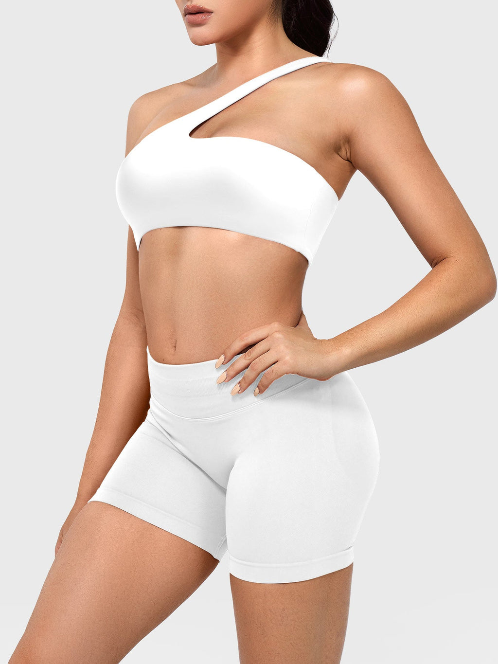 Monathic LuxFlow One-Shoulder Performance Sports Bra